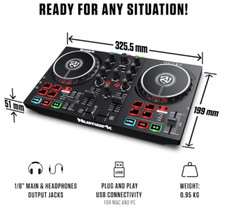 Numark Party Mix II (MK2) Budget Serato DJ Controller With Built In Party Lights