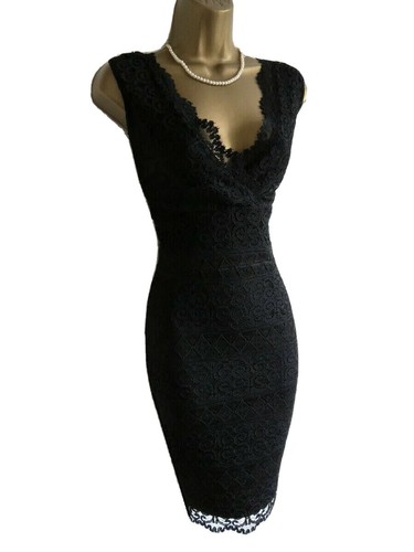 Lipsy black lace - bodycon, dress