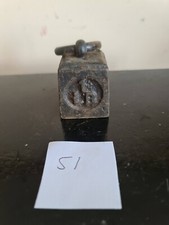 Vintage Black Cast Iron 8oz 1lb Ring Weights Balanced Scales Kitchen Equipments