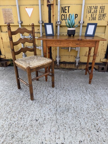Vintage small pine table x - small,