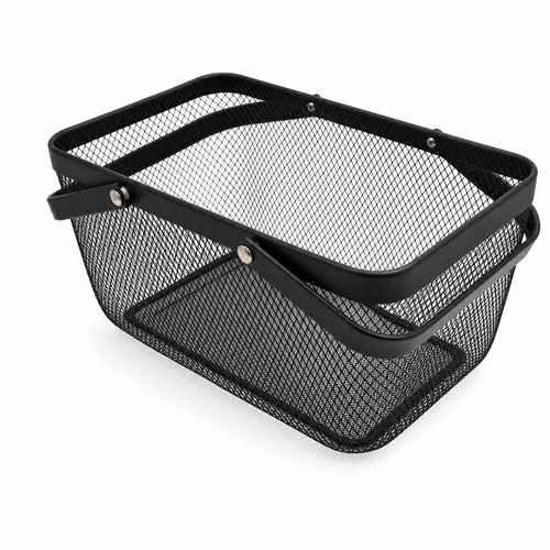Wire basket with handle - with,