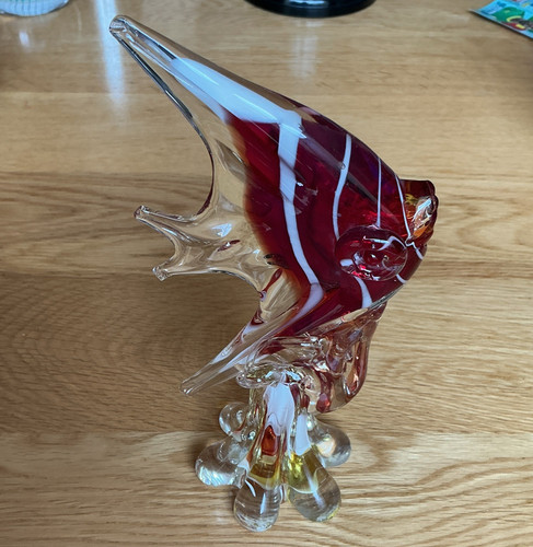 Murano style art glass fish - glass,