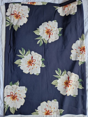 Remnant dark floral poly - 2m,