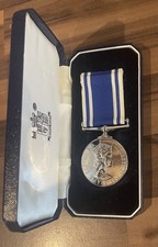 Boxed Royal Mint Police Long Service Good Conduct Medal Sergeant 