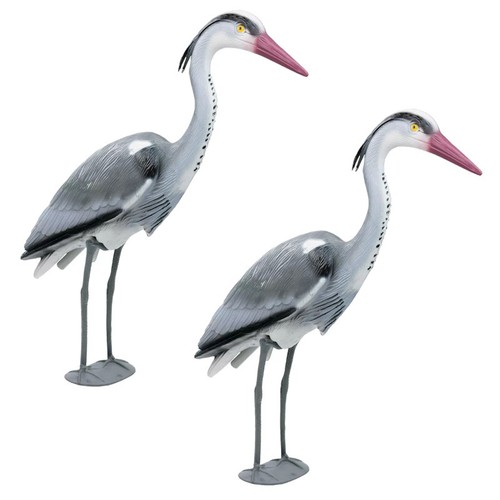 Twin pair heron decoy 70cm - heron,