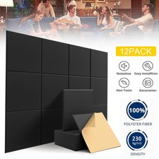 12X Acoustic Wall Panel Tiles