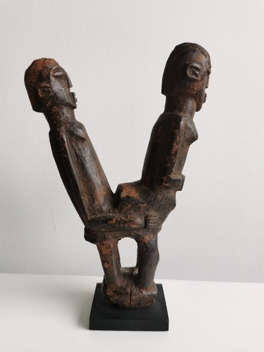 African carved statue lobi - carved,