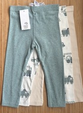 3 Pack F&F Boys Leggings Size