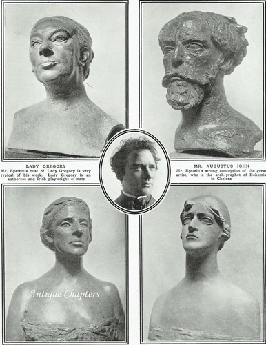 Sculptor jacob epstein lady - sculptor,