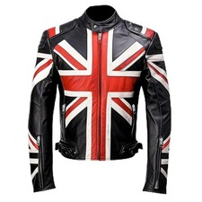 Mens Cafe Racer Union Jack UK