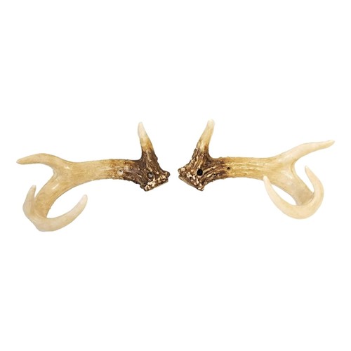 Faux antler curtain tiebacks - faux,