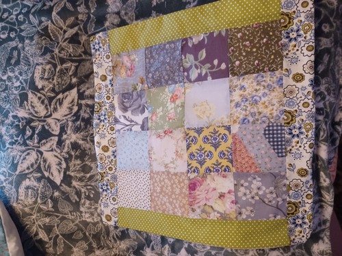 Patchwork cushion cover - cushion, cover-