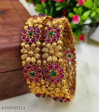 22k gold plated indian bridal - gold,