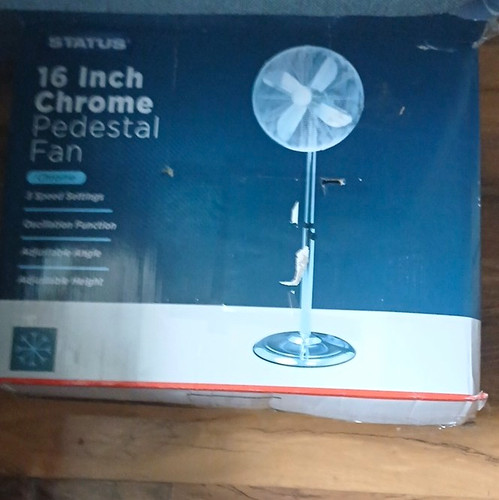 Status 16in chrome pedestal - status,