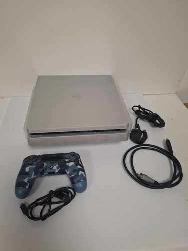 Silver sony playstation slim - sony, 4