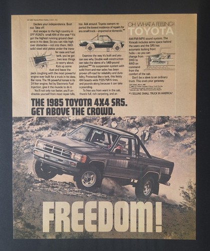 Vintage 1980 toyota x 4 - vintage,