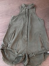 One Teaspoon Xs Lux Playsuit Khaki