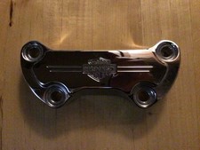 Harley Davidson Dyna chrome handle bar clamp