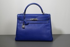  Hermes Kelly 32 Blue 2012