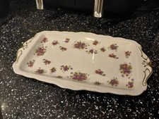 ROYAL ALBERT VIOLETTA  SANDWICH PLATE