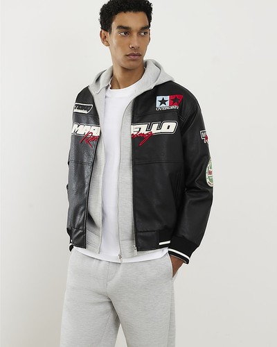 River island mens bomber - river,