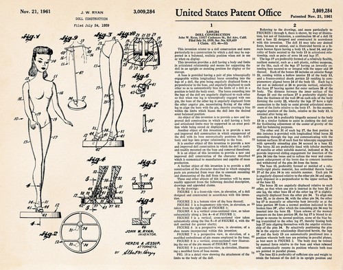 1959 vintage barbie - vintage, doll
