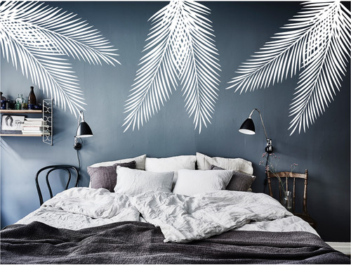 Palm leaves wall decal - palm,