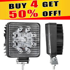 Offroad 12V 24V Square 4" LED Work Light Bar Flood Spot Lights Driving Fog Lamp.