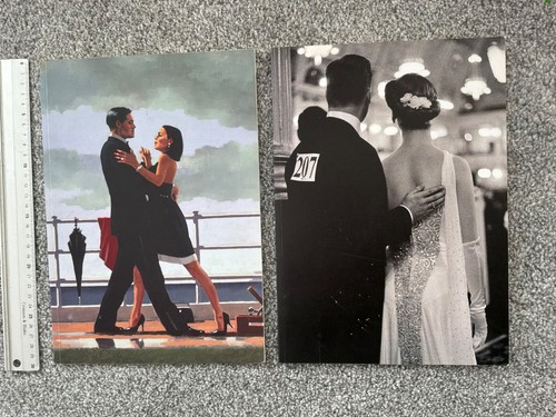 Two jack vettriano catalogues - vettriano,
