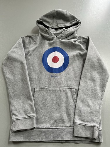 Ben sherman boys grey hoodie - grey,