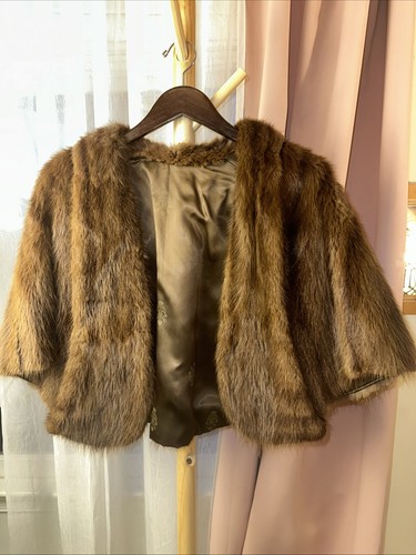 Vintage brown ladies sable - vintage,