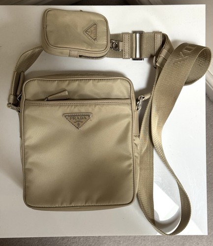 Prada nylon messenger - nylon, with