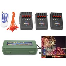 12 Cue Wireless Fireworks Firing control system equipment+Remote+12pc Ignit UK