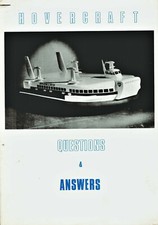 Vintage Hovercraft Questions & Answers leaflet British Petroleum Company 1966