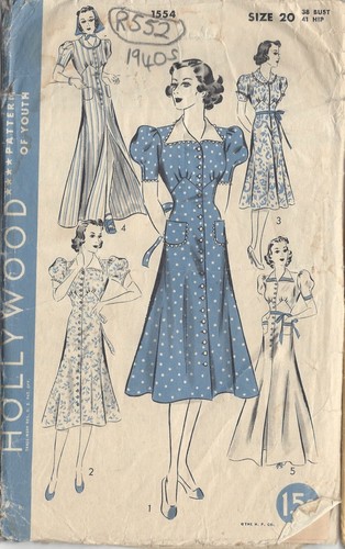 1940s vintage sewing pattern - vintage,