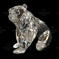 Swarovski Crystal GRIZZLY BEAR 243880 Figurine Gift Mint Boxed Rare Retired