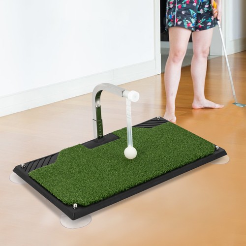 Indoor home golf swing - home,