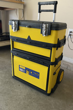 Duratool Rolling Workshop Tool Box Trolley Storage Chest Organiser Mobile D00403