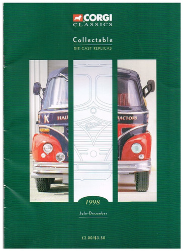 Corgi collectables july 1998 - collectables,