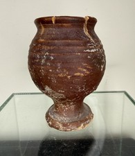 Medieval German Pottery Footed