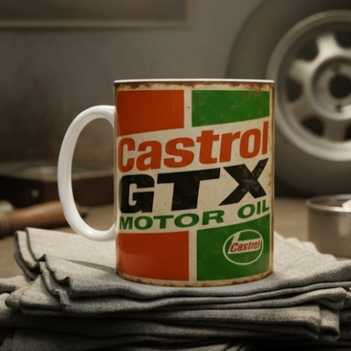 Vintage castrol gtx motor oil - castrol,