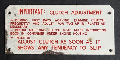 Clutch adjustment vintage - clutch,