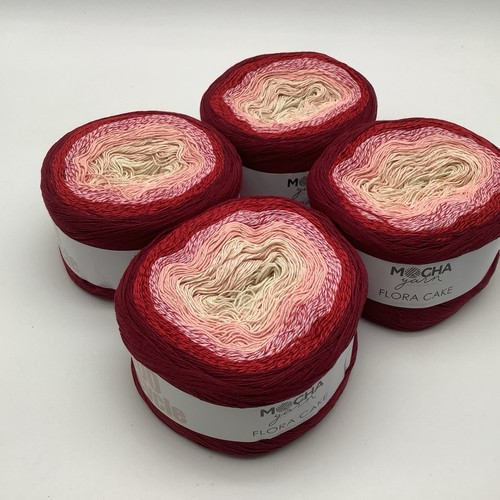 Mocha yarn flora recycled cake - flora,