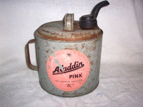 Aladdin pink paraffin - paraffin, metal