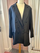 Size 18 Blazer Jacket Black Formal Occasion Smart Work Office Boohoo Christmas