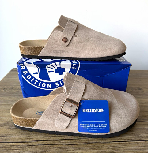 Birkenstock boston clog beige - birkenstock,
