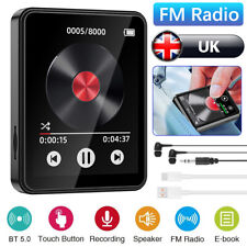 Bluetooth MP4/MP3 Lossless Music Player Support 128GB FM Radio Recorder Sport **
