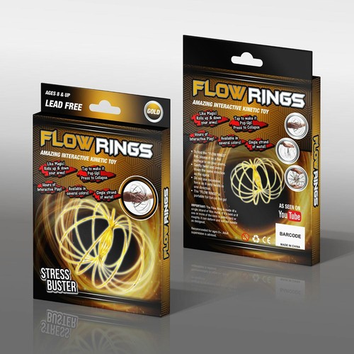 Rainbow magic flow ring toys - ring,