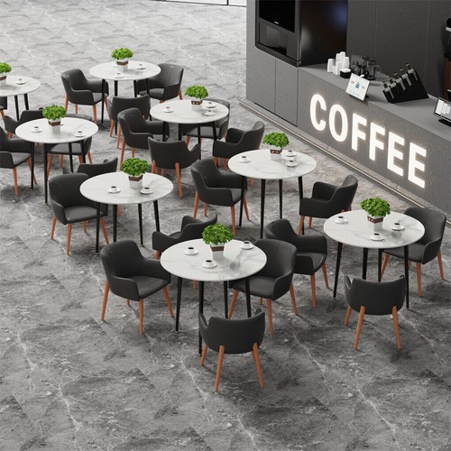 Large round marble dining - round,