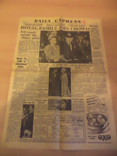 Old vintage daily express - express, orig